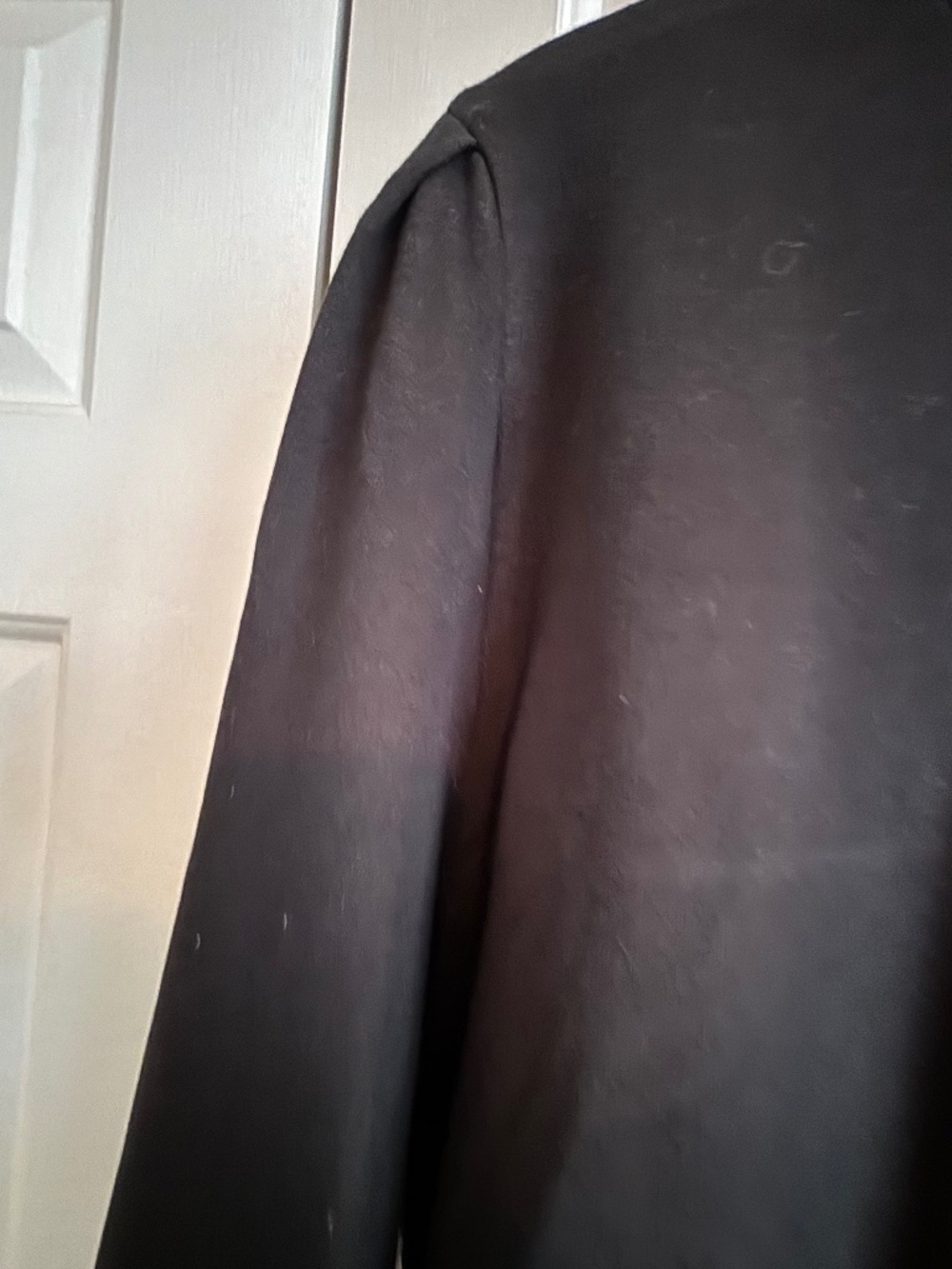 J.Crew Black Jeweled Shoulder Sweatshirt XL Embellished Pullover - Picture 4 of 8